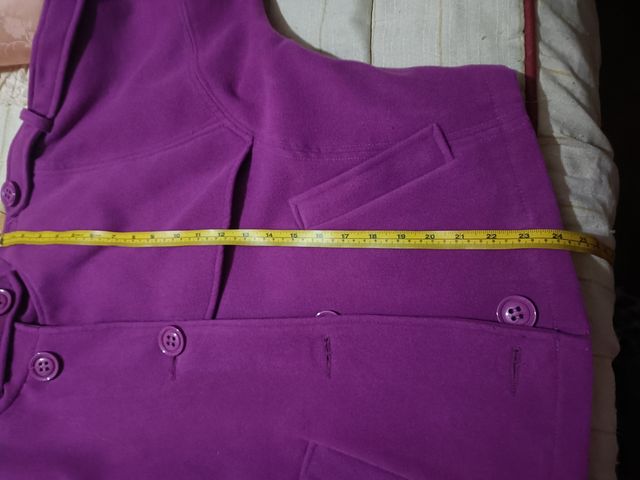 Chaquetón oversize paño