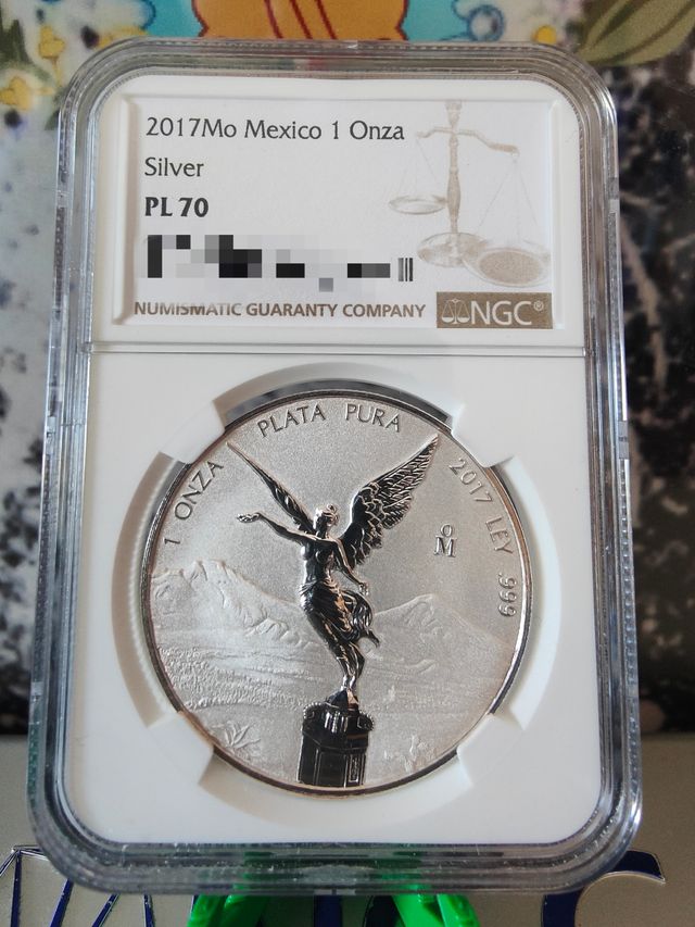 LIBERTAD MEXICO MATE BRILLO 2017 PLATA