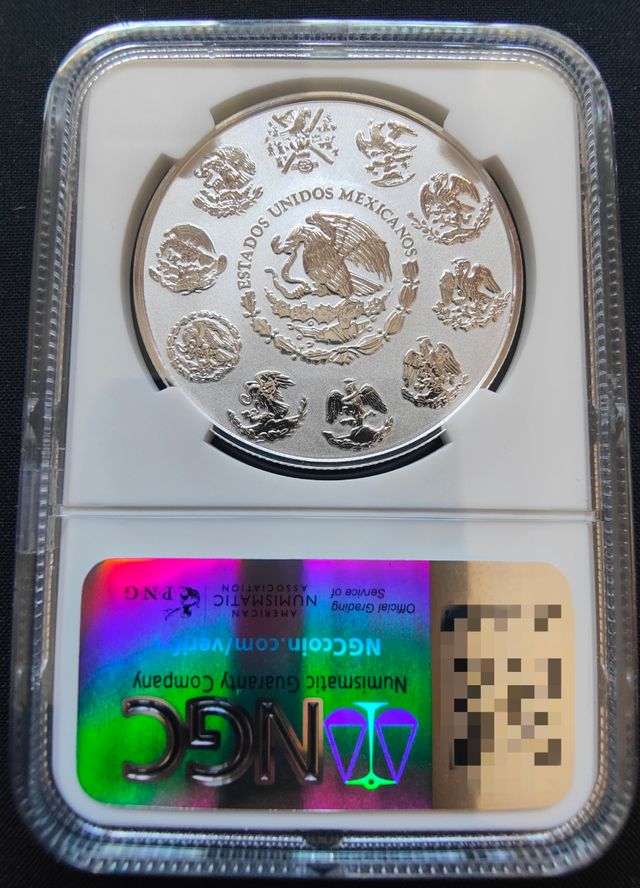 LIBERTAD MEXICO MATE BRILLO 2017 PLATA