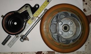 Ruote monopattino 13 cm