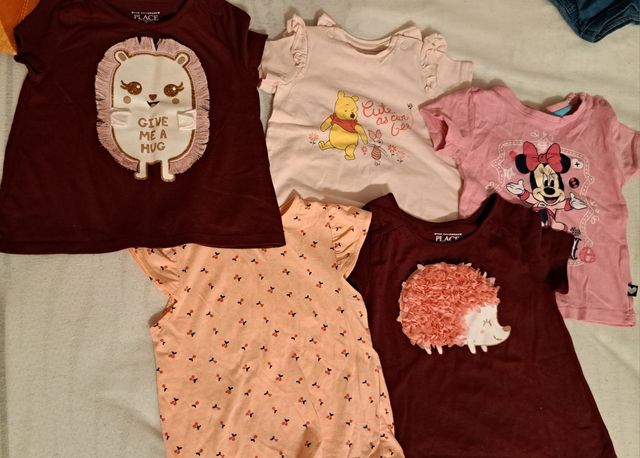 Camisetas manga corta 12 meses