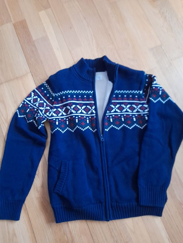 Chaqueta lana con cremallera niños 11-12