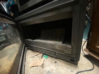 Estufa de leña pelets montajes