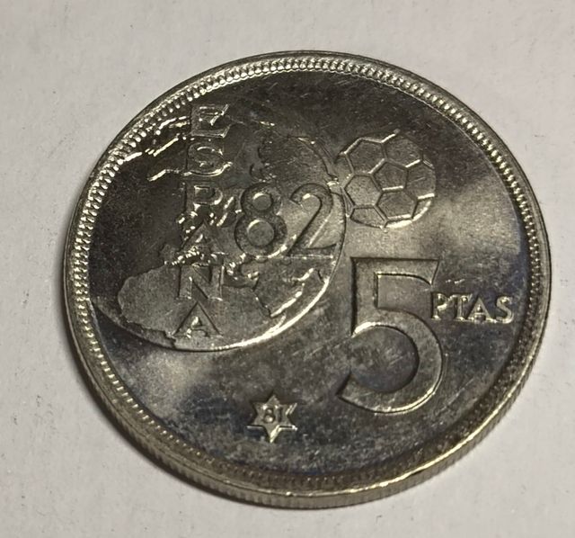 05 LOTES DE 4 MONEDAS MUNDIAL 82