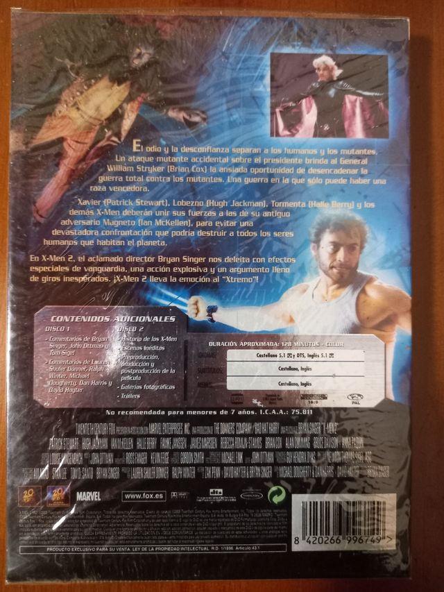 X-Men 2 Ed. Coleccionista 2 Discos