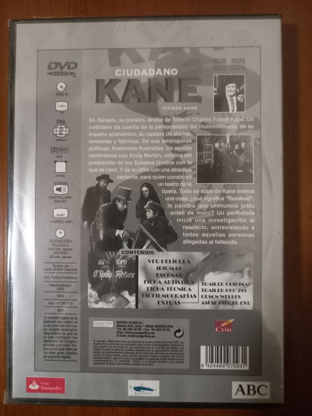 Ciudadano Kane (sin desprecintar)