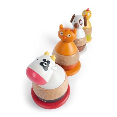 JANOD. Tentetienso apilable y divertido. Zigolos.