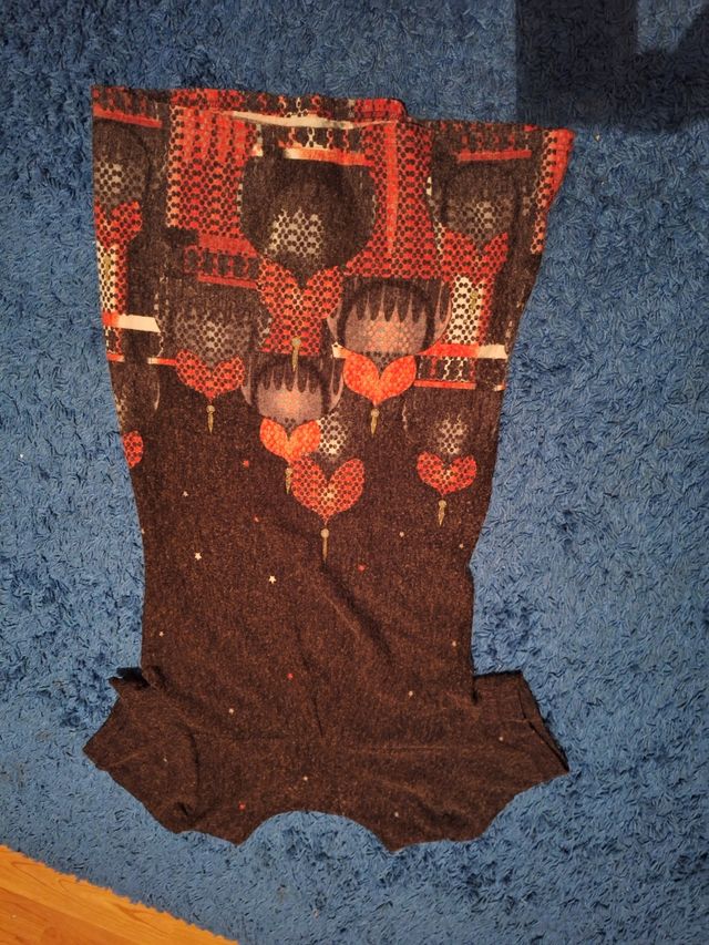 Vestito donna maniche corte fantasia