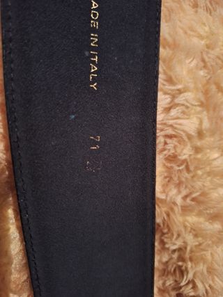 Cintura Ferre in cuoio fibbia ottone 85