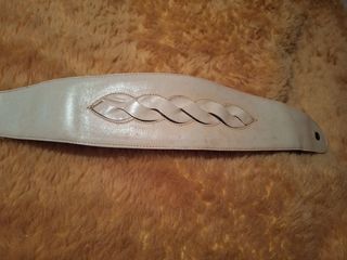 Cintura in pelle intrecciata mis 85