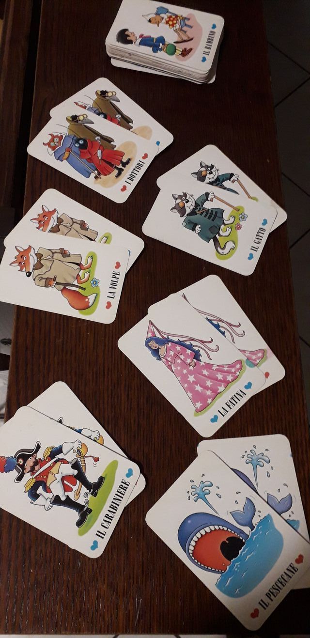 Carte da Gioco Memory Pinocchio