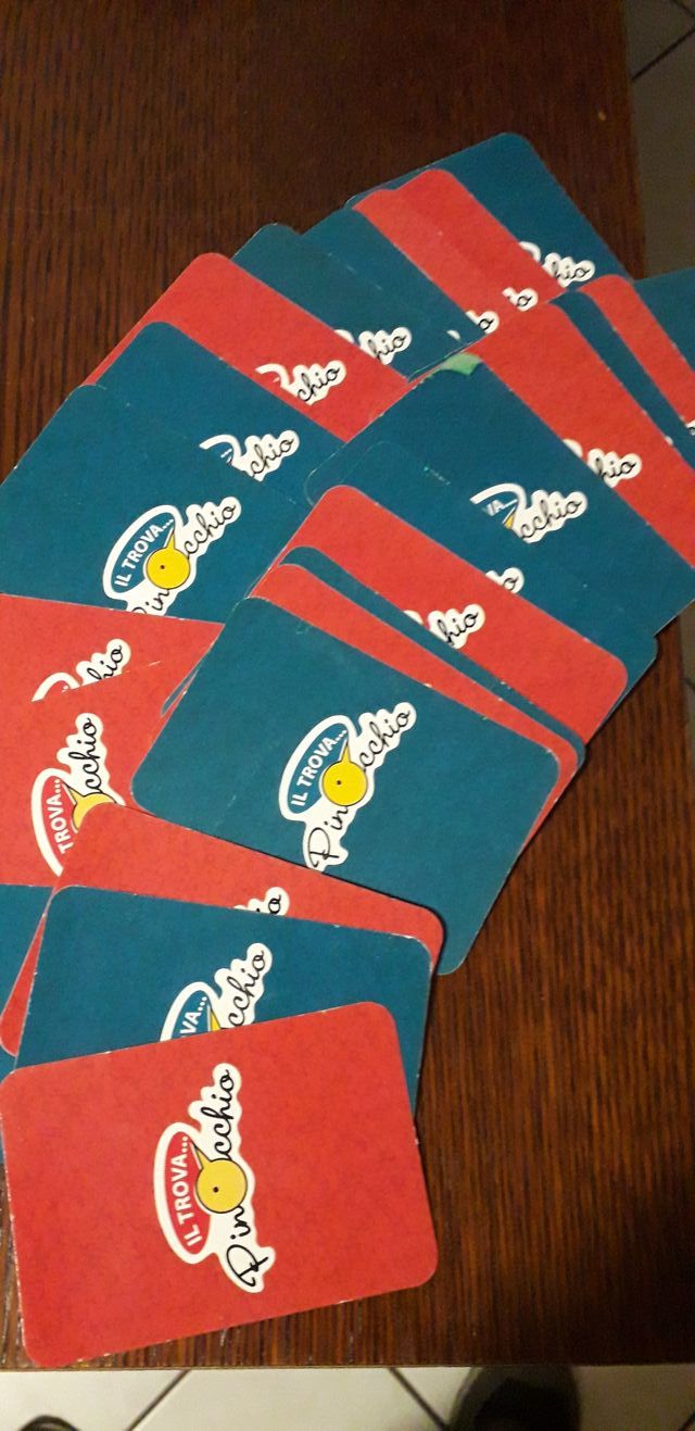 Carte da Gioco Memory Pinocchio