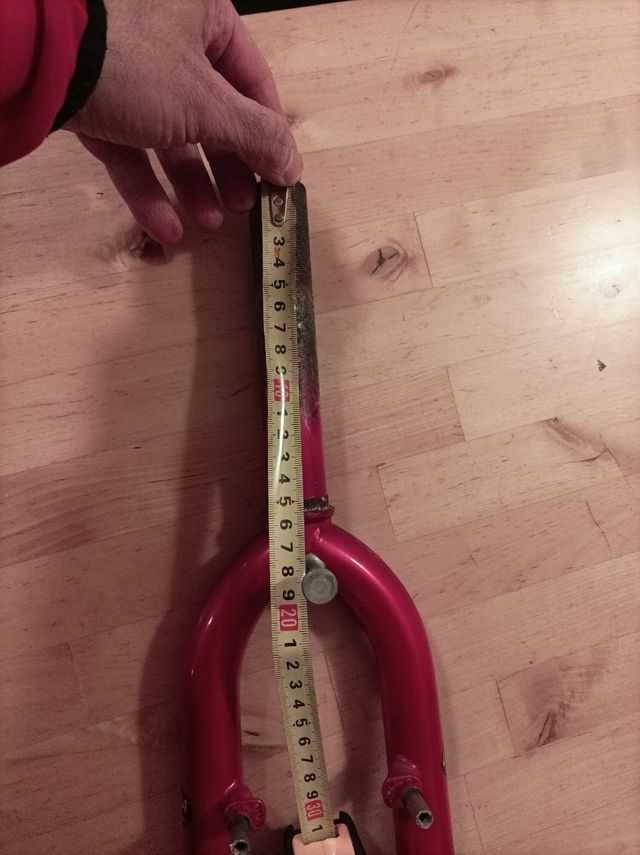 Horquilla rígida de bicicleta (rueda 26")