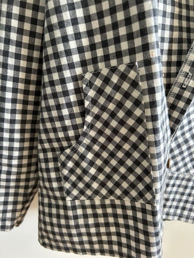 Chaqueta cuadro vichy