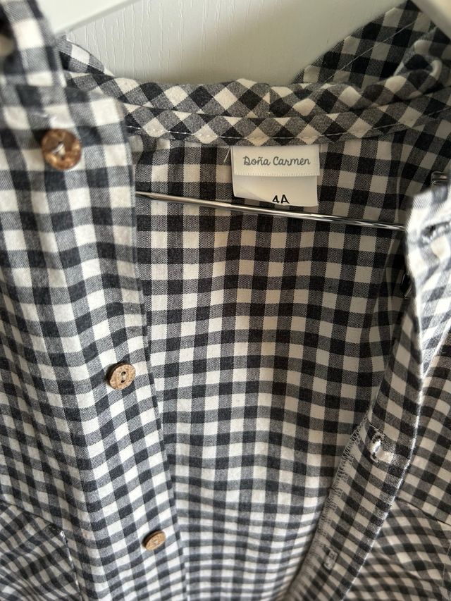 Chaqueta cuadro vichy