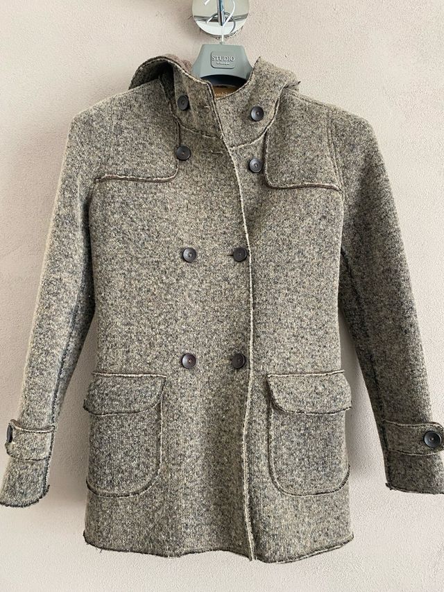 cappotto corto in lana