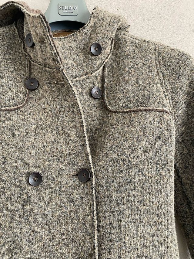 cappotto corto in lana