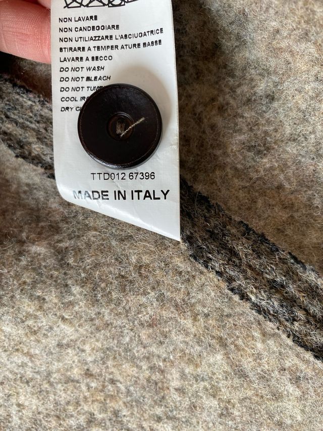 cappotto corto in lana