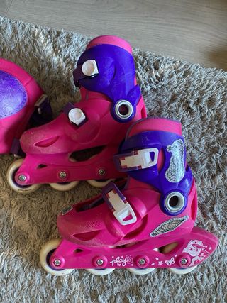 Patines y protecciones niña