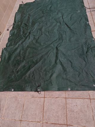 Lona cubre piscina