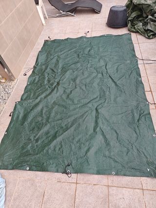 Lona cubre piscina