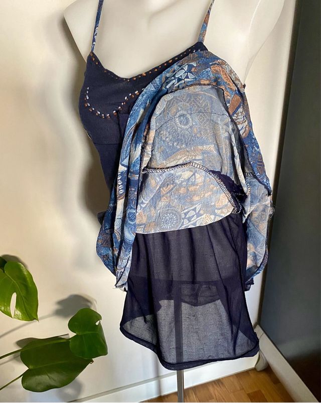 Conjunto Vintage de vestido y bolero