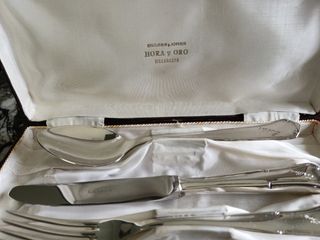 Cubertería alpaca-plata