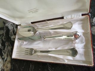 Cubertería alpaca-plata