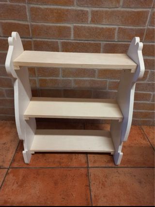 Estantería infantil blanco madera