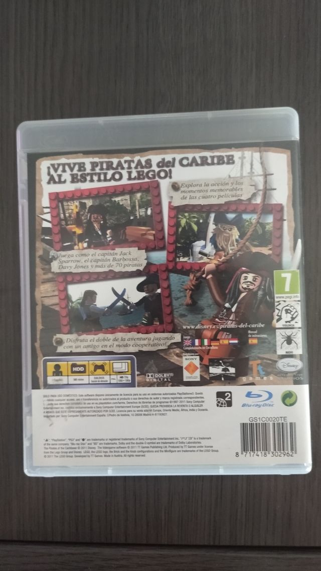Piratas del caribe Luego PS3