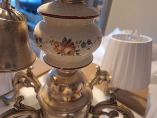 Lámpara vintage plata