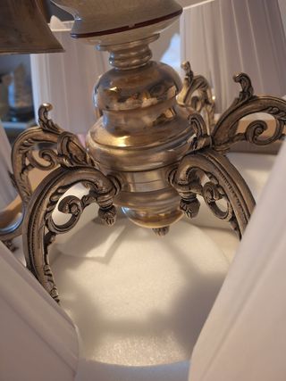 Lámpara vintage plata