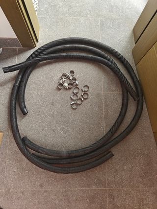 Conectores/manguitos para piscina con arandelas