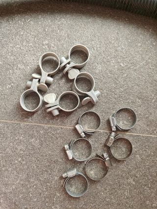 Conectores/manguitos para piscina con arandelas