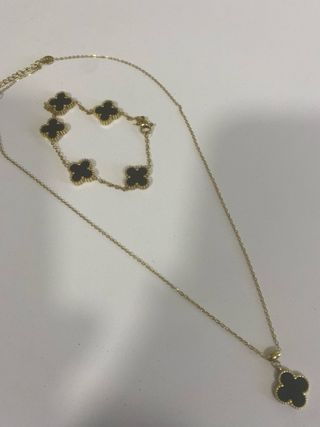 Gargantilla y pulsera alta bisuteria