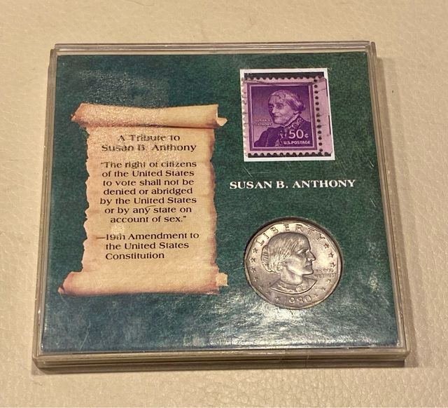 Moneta One Dollar + Francobollo - Susan B. Anthony