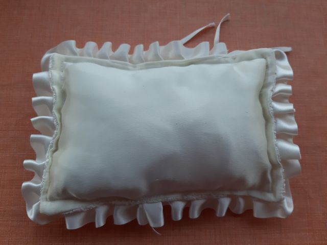 Cuscino porta fedi nuziali