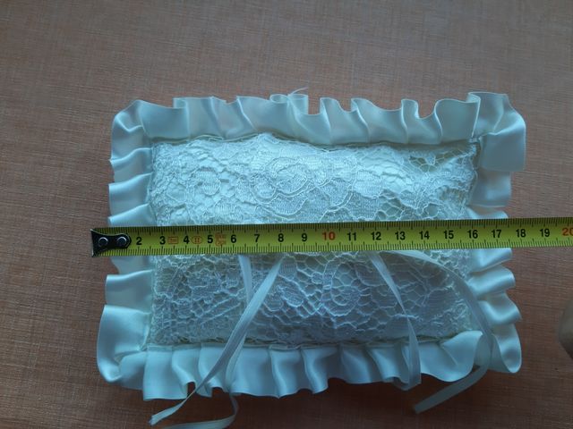 Cuscino porta fedi nuziali