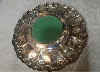 Recipiente vintage de Alpaca