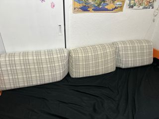 Cojines para cama sofá.