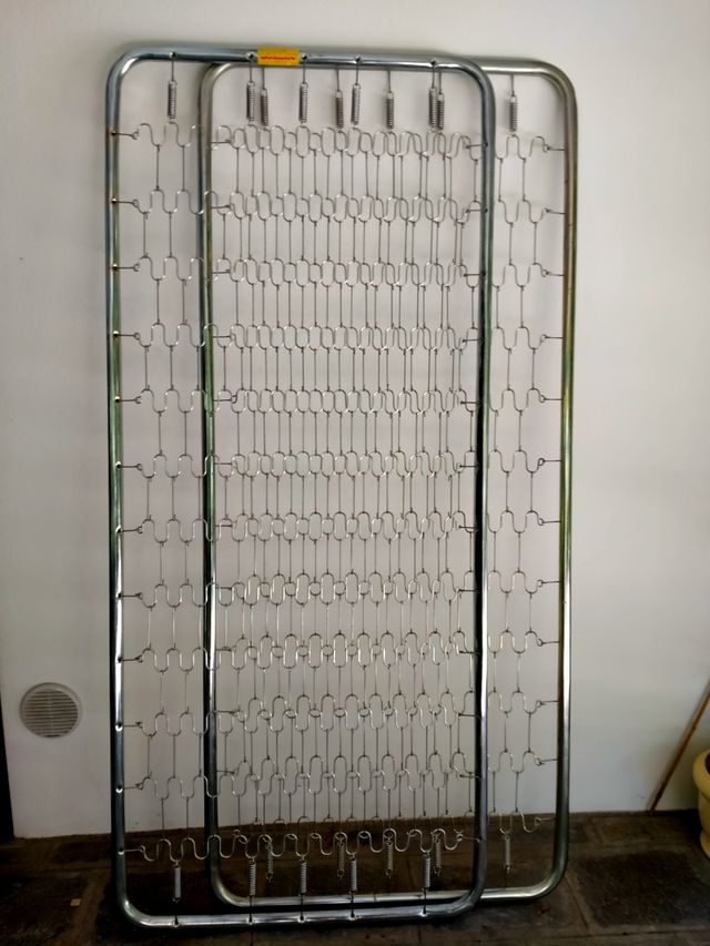 Coppia letti singoli in ottone