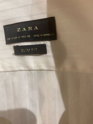 Camisa Zara ceremonias