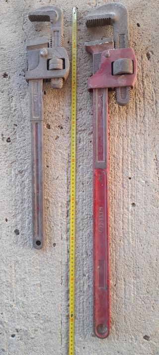 Llaves stilson de 24 y 36 pulgadas
