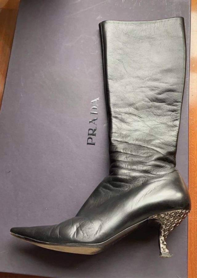 Botas piel Prada