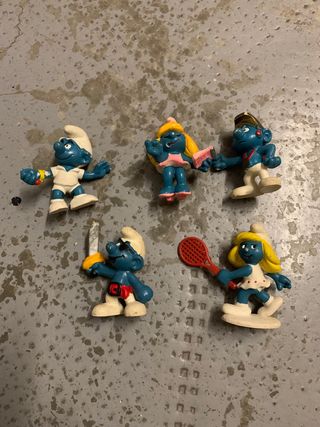 Lotto Puffi rari 3 Smurfs