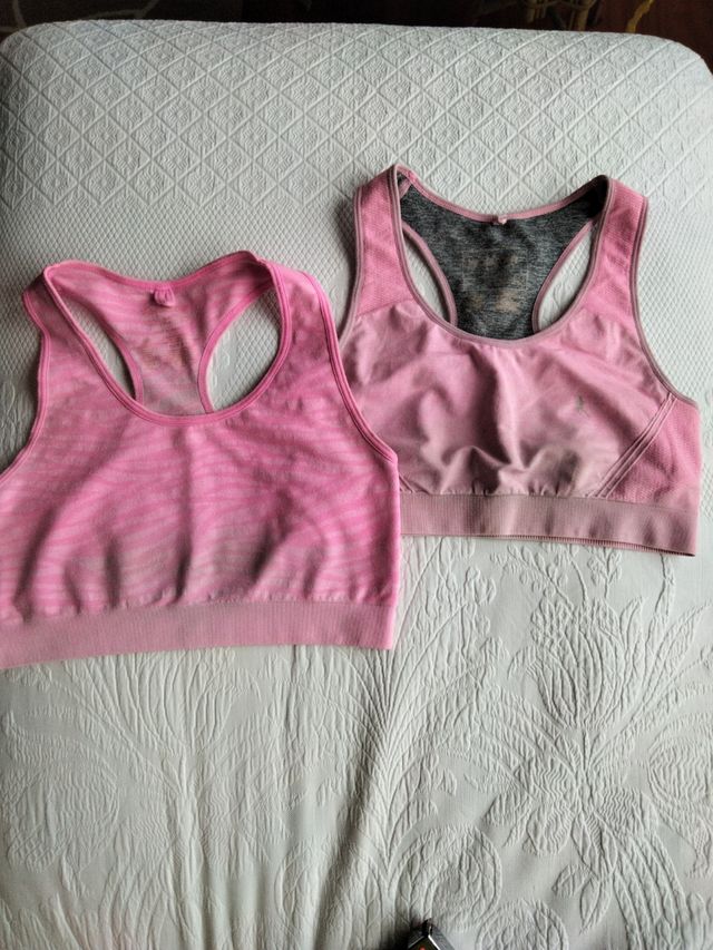 Lote 2 sujetadores deportivos