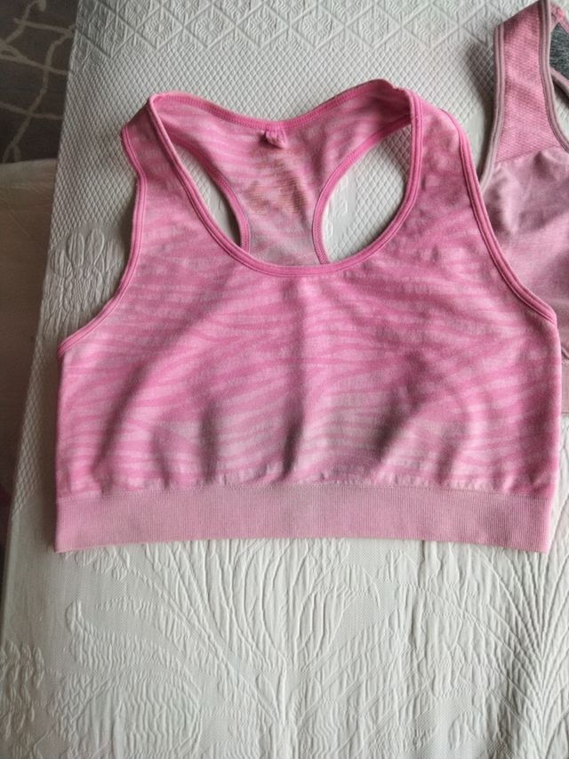 Lote 2 sujetadores deportivos