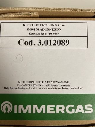 Scarico immergas caldaia 3.012089