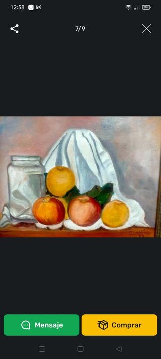 3 Cuadros Óleo, Bodegones y Flores.