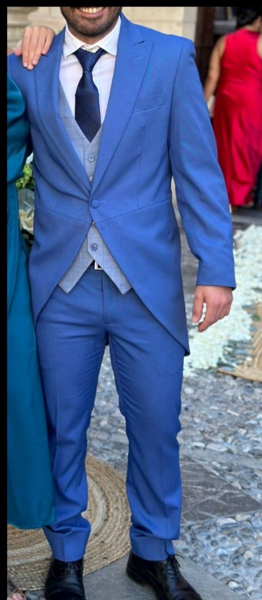 Chaqué pingüino boda traje